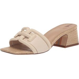 Women's Sam Edelman WAYLON Rich Cognac Block Heel Slide Sandals, SIZE  10